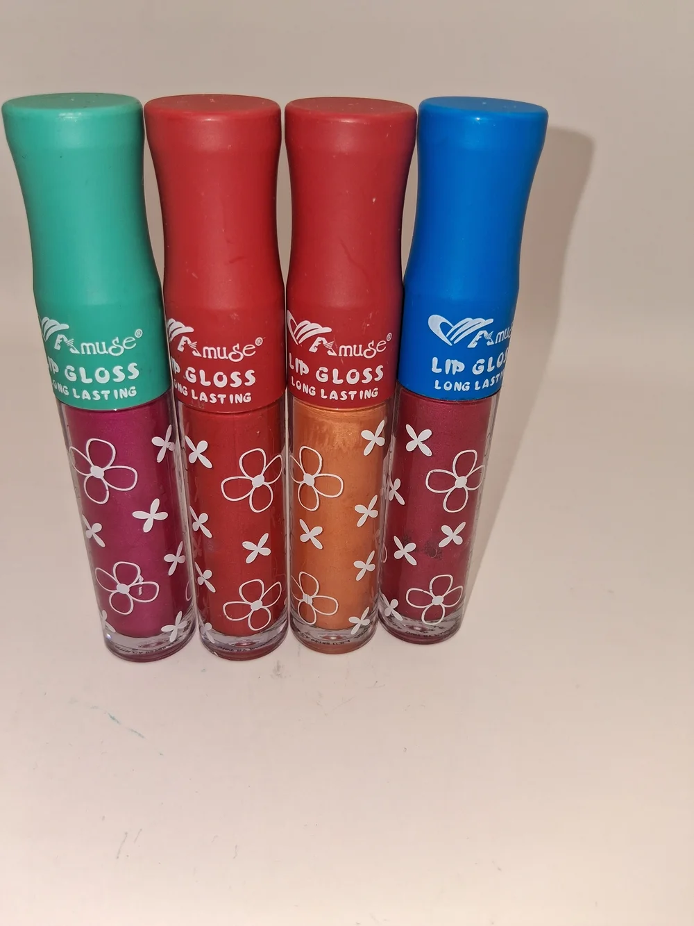 Muse Lip Gloss Set - Pink, Red, Orange, Berry